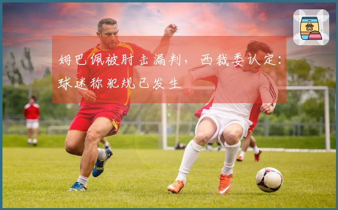 姆巴佩被肘击漏判，西裁委认定：球迷称犯规已发生