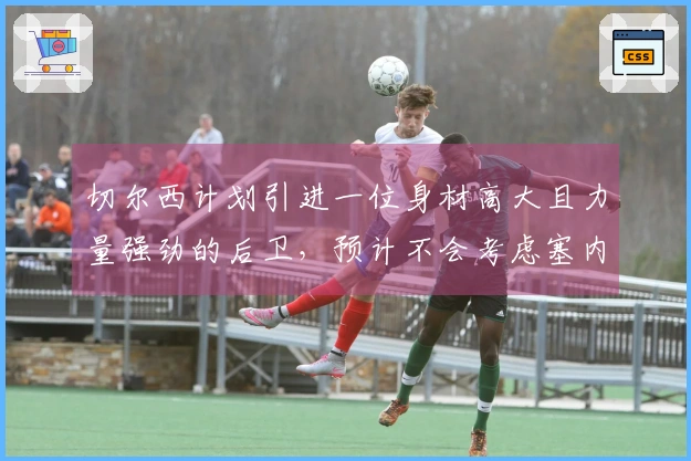 切尔西计划引进一位身材高大且力量强劲的后卫，预计不会考虑塞内西